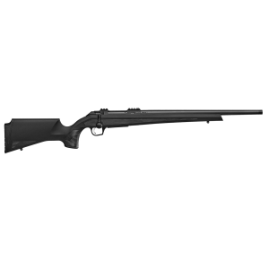 CZ-USA 07407 CZ 600 Alpha Full Size 6.5 PRC 3+1 24 in Black Steel Threaded Barrel, Black Aluminum Receiver, Picatinny Rail, Black Fixed Soft Touch Stock, Right Hand, Rifle