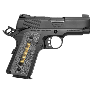 EAA GIRSAN 390035 MC1911 SC Ultimate 45 ACP 6+1, 3.40 in Blued Steel Barrel, Black Optic Ready/Serrated Steel Slide & Frame w/Beavertail, Black G10 Grip,Far-Dot Red Dot, Pistol