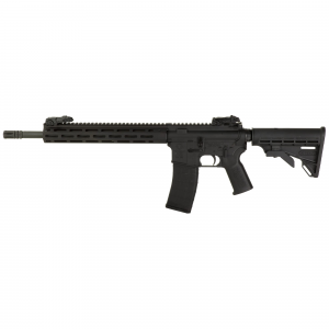 Tippmann M4-22 Elite, GOA Edition, Semi-auto Rifle, AR, 22 LR, 16 in Barrel, Aluminum MLOK Handguard, Matte Finish, Black, Gun Owners of America Engraving, M4 Collapsible Stock, Front/Rear Flip Sight, 1 Mag, 25 Rounds A101180 - Tippmann Arms Company