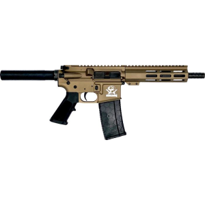 GLFA Ar15 Pistol .223 Wylde 7.5 In Nitride Barrel Bronze Gl15223p Brz