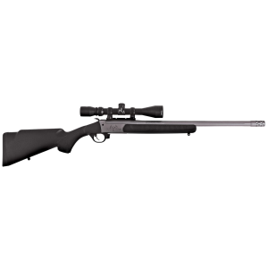 Traditions CRS-471130T Outfitter G3 Takedown 45-70 Gov 1rd 22, Stainless Cerakote Barrel/Rec, Black Synthetic Stock, Muzzle Brake, 3-9x40mm BDC Scope, Rifle