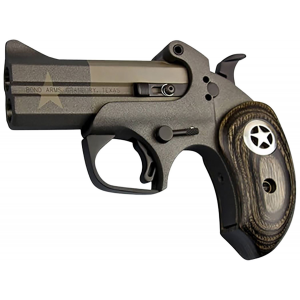 Bond Arms 45 Colt (LC) 5.50 in 2rd Round Gray & Olive Cerakote with Star, Black Ash Grips with Integrated Star Inlay