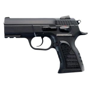 Tanfoglio IFG TFCOMPACTF10 Force Compact F 10mm Auto Caliber with 3.62 in Barrel, 11+1 Capacity, Overall Black Finish, Picatinny Rail Frame, Serrated Steel Slide & Rubber Grip, Pistol - Ifg