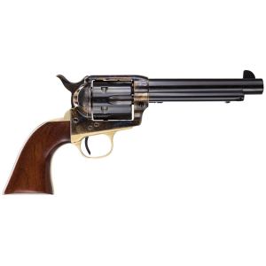 TAYLORS & Company 550847 Ranch Hand 45 Colt (lc) Caliber With 5.50 In Blued Finish Barrel, 6rd Capacity Blued Finish Cylinder, Color Case Hardened Finish Steel Frame & Walnut Grip , Revolver