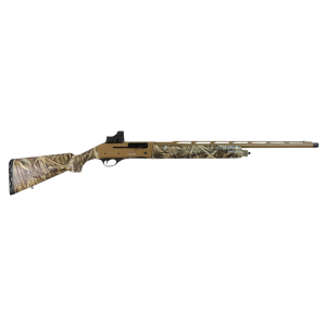 Akkar 111412 Churchill 220 Gobbler 20 Gauge 24 in 3+1 3 in Tan Optics Cut Rec Camo Fixed Stock with Adjustable LOP Right Hand - Akkar