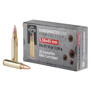 PPU Pprm5561m Rangemaster 5.56x45mm Nato 55 Gr Full Metal Jacket Boat Tail/ 1000 Rds