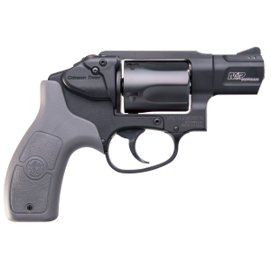Smith & Wesson 12058 M&P Bodyguard *MA Compliant Small J-Frame 38 S&W Spl +P 5 Shot 1.88 in Black PVD Stainless Steel Barrel, Black PVD Cylinder, Matte Black Aluminum Frame, Gray Polymer Grip, Features Crimson Trace Laser , Revolver