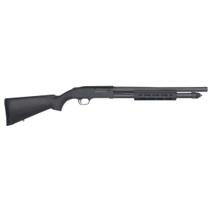 Mossberg 50766 590A1 Tactical 12 Gauge 3in 6+1 18.50in Cylinder Bore Barrel Black Parkerized Rec Black Synthetic Stock Right Hand Includes M-LOK Handguard