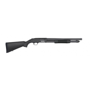 Mossberg 51605 590S Tactical 12 Gauge 9+1(1.75 in) 6+1(2.75 in) 5+1(3 in) 3 in Chamber 18.5 in Barrel, Matte Blued Metal Finish, Corncob Forend, Synthetic Stock, Optics Ready