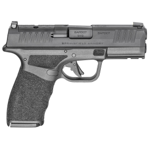 Springfield Armory HCP9379BOSPLC Hellcat Pro OSP Compact Frame 9mm Luger 10+1 3.70 Black Melonite Steel Barrel & Optic Ready/Serrated Steel Slide, Black Poly Frame w/Pic Rail, Adaptive Texture Grip, Pistol