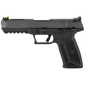 Ruger 57, TALO Edition, Double Action, Semi-automatic, Polymer Frame Pistol, Full Size, 5.7X28MM, 4.94 in Barrel, Cobalt Cerakote Slide, Fiber Optic Front and Adjustable Rear Sights, Ambidextrous Manual Safety, 20 Rounds, 2 Magazines, Ambidextrous 16