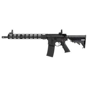 Raptor Defense RD10360 RD-15 300 Blackout 30+1 16 in, Black, Billet Rec, 15 in M-Lok Handguard, M4 Style Stock with QD Mount, A2 Grip, Flip-Up Sights, Ambi Trigger, A2 Flash Hider, Includes Soft Case