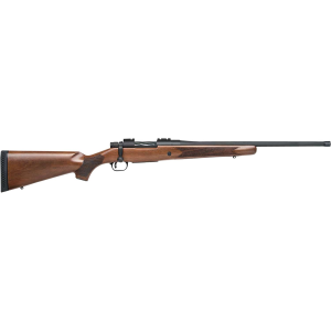 Mossberg 28176 Patriot 400 Legend 4+1 20 in Fluted w/Recessed Match Crown, Blued Barrel/Rec, Walnut Stock, Spiral-Fluted Bolt, Adj. LBA Trigger, Weaver Scope Mount