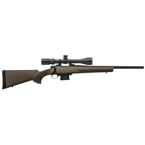Howa HMA60804GGP M1500 Mini Action Compact 6mm ARC 5+1 20 Black Steel Barrel, Black Drilled & Tapped Steel Receiver, OD Green Fixed HTI Synthetic Stock, Nikko Stirling GamePro 4-12x40mm, Rifle