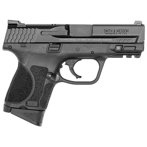 Smith & Wesson 12481 M&P M2.0 Sub-Compact 9mm Luger 12+1, 3.60 in Black Armornite Stainless Steel Barrel & Serrated Slide, Matte Black Polymer Frame w/Picatinny Rail, Pistol