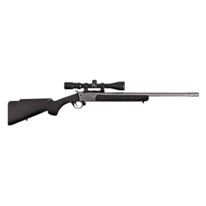 Traditions CRS-351130WT Outfitter G3 Full Size 35 Whelen 1rd 22 Stainless Cerakote Threaded Barrel, Drilled & Tapped Steel Receiver, Fixed Black Synthetic Stock, 3-9x40mm BDC Reticle Scope, Right Hand, Rifle