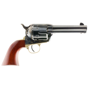 TAYLORS & Company 550526 Ranch Hand 357 Mag Caliber With 4.75 In Blued Finish Barrel, 6rd Capacity Blued Finish Cylinder, Color Case Hardened Finish Steel Frame & Walnut Grip , Revolver