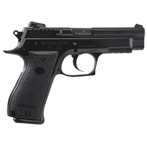 SAR USA K245BL K2 45 ACP 14+1, 4.70 in Black Crowned Steel Barrel, Black Serrated Steel Slide, Black Steel Frame w/Beavertail & Picatinny Rail, Black Polymer Grip, Manual Thumb Safety, Right Hand, Pistol