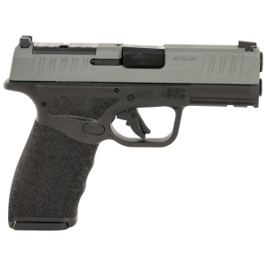 Springfield Armory HCP9379BP0SP Hellcat Pro OSP Sports South Exclusive 9mm Luger 15+1/17+1 3.70 in Black Melonite Steel Barrel, Platinum Gray Optic Ready/Serrated Steel Slide, Black Polymer Frame w/Picatinny Rail, Adaptive Texture Grip, Pistol