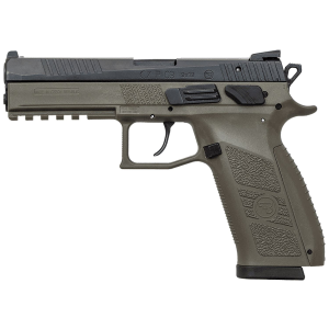CZ-USA 89268 P-09 9mm Luger 4.54 in 19+1 OD Green Black Steel Slide OD Green Interchangeable Backstrap Grip Fixed Sights