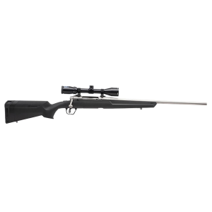 Savage Arms 57107 Axis II XP 25-06 Rem 4+1 22 in, Matte Stainless Barrel/Rec, Synthetic Stock, Includes Bushnell Banner 3-9x40mm Scope, Rifle