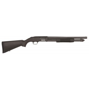 Mossberg 51603 590S Shockwave 12 Gauge 18.50 in 10+1 (1.75 in Shells) 3 in Chamber Matte Blued Barrel/Rec. Black Fixed Synthetic Stock Corncob Forend Right Hand