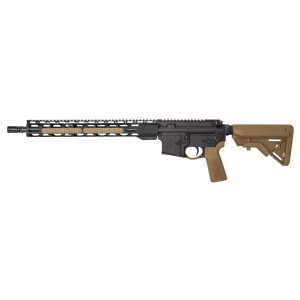 Radical Firearms RF-15, Semi-auto, AR, 7.62x39mm, 16 in Barrel, 1:10 in Twist, 15 in RPR MLOK Handguard, Anodized Finish, Black, Coyote Brown B5 Pistol Grip and B5 Stock, 1 Mag, 20 Rounds FR16-7.62X39HBAR-15RPR-CB
