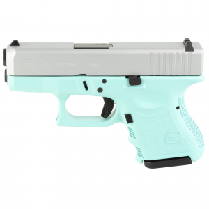 Glock 26 PI2650204-REBCS, Semi-automatic, Striker Fired, Sub-Compact, 9MM, 3.43 in, Robins Egg Blue - Glock