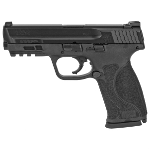 Smith & Wesson M&P M2.0, Massachusetts Compliant, Striker Fired, Semi-automatic, Polymer Frame Pistol, Full Size, 9MM, 4.25 in Barrel, Armornite Finish, Black, Fixed Sights, No Magazine Safety, 10 Rounds, 2 Magazines 11763