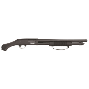 Mossberg 51600 590S Shockwave 12 Gauge 18.50 in 10+1 (1.75 in Shells) 3 in Chamber Matte Blued Barrel/Rec. Black Fixed Raptor Birdshead Grip Stock Strapped Corncob Forend Right Hand