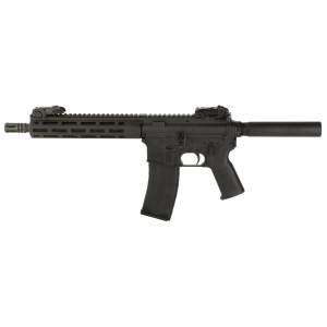 Tippmann M4-22 Elite, Semi-auto Pistol, AR, 22 LR, 11 in Barrel, Aluminum MLOK Handguard, Matte Finish, Black, Pistol Tube, Front/Rear Flip Sights, 1 Mag, 25 Rounds A101031 - Tippmann Arms Company