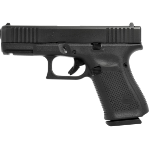 Glock 19, GEN 5, Semi-automatic, Striker Fired, Compact, 9MM, 4.02 in, Black, Polymer, 10 Rounds, 3 Mags, Fixed Sights, DLC UA195S201