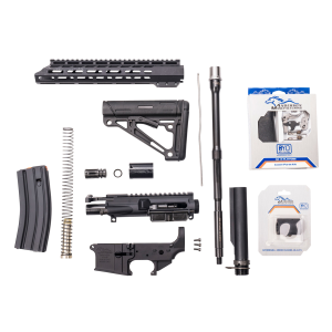 Anderson G2K823A003 AM-15 Complete Kit 5.56x45mm NATO AR Platform Black Hardcoat Anodized - Anderson Firearms