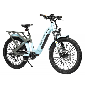 QuietKat Inc VIL-50-MNS-16 Villager Moonstone\t Small/Med Frame\t Shimano 7-speed\t 500 Watt Motor\t 20 mph Speed