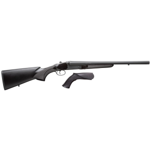 CHARLES Daly 500, Side-by-side Tactical, 12 Gauge, 3 In Chamber, 20 In Barrels, Matte Finish, Black, 2 Rounds, Wood Furniture 930.385