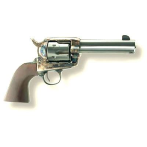 CIMARRON Frontier Pre-war Revolver Pp347, 45 Lc, 4.75 In, Chkd Birds Head Grip, Blue Finish, Fixed Sights, 6 Rd