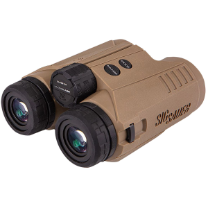 Sig Sauer Electro-Optics SOK10K11 KILO10K-ABS HD Binocular Rangefinder Flat Dark Earth Rubber Armor 10x42mm 10000 yds Max Distance 304x256 Active Matrix OLED Display