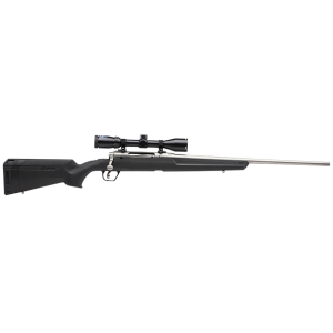 Savage Arms 57541 Axis II XP 350 Legend 4+1 18 in, Matte Stainless Barrel/Rec, Synthetic Stock, Includes Bushnell Banner 3-9x40mm Scope, Rifle