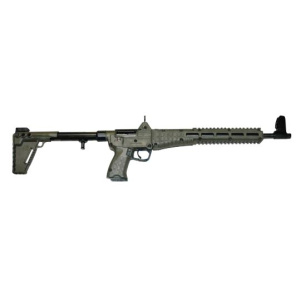 Kel-Tec SUB2K9GLK19BGRNHC Sub-2000 9mm Luger Caliber with 16.25in Barrel, 15+1 Capacity, OD Green Metal Finish, OD Green Adjustable Stock Polymer Grip Glock Mag Right Hand