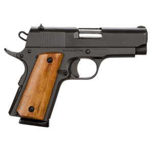 480601551416 ROCK Island 51416 Gi Standard Cs *ca Compliant 45 Acp Caliber With 3.50 In Barrel, 7+1 Capacity, Overall Black Parkerized Finish Steel, Beavertail Frame, Serrated Slide & Wood Grip, Pistol 480601551416 66373