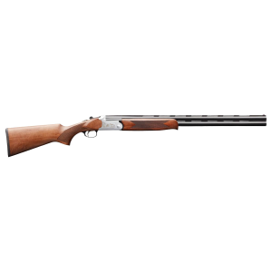 Charles Daly 202, Over/Under, 20 Gauge, 3 in Chamber, 26 in Barrel, Blued Finish, Black, White Finish Receiver, Walnut Stock, Fixed Fiber Optic Front Sight, 2 Rounds, Includes (5) Chokes - SK, IC, M, IM, F 930.217 - Charles Daly