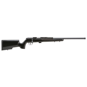 Savage Arms 96782 93R17 TRR-SR 17 HMR Caliber with 5+1 Capacity, 22 in Threaded Barrel, Matte Black Metal Finish & Matte Black Wood Stock Right Hand (Full Size), Rifle