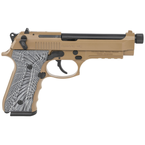 Girsan 390085 Regard MC 9mm Luger 4.90 in TB 18+1 Dark Earth Aluminum Frame Dark Earth Steel Slide G10 Grips