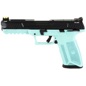 Ruger 57 5.7X28Mm Adj. Sights 20-Shot Turquoise/Black 16405