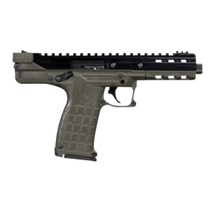Kel-Tec CP33GRN CP33 22 LR 33+1 5.50 in Black Ported/Threaded Barrel, Serrated/Optic Ready Slide, Green Polymer w/Picatinny Rail Frame, Black Polymer Grip, Pistol