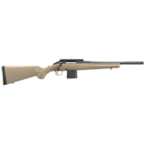 Ruger 26965 American Ranch Full Size 5.56 NATO 10+1 16.12 in Matte Black Threaded Barrel, Steel Receiver w/Picatinny Rail, FDE Fixed Synthetic Stock, Right Hand, Rifle