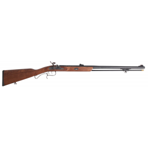 Traditions R392001 ShedHorn 50 Cal Musket 26in Fluted, Black Cerakote Barrel/Rec, Hardwood Stock, Williams Fiber Optic Sights, Accelerator Breech Plug