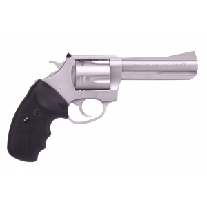 CHARTER Arms 79942 Pitbull 9mm Luger 5rd 4.20in Matte Stainless Steel Barrel, Cylinder, Frame, Standard Hammer, Finger Grooved Black Rubber Grip