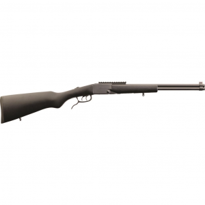 Chiappa Double Dark Badger Rifle/Shotgun 410 ga/22 LR 19 in Blued with Beech Wood Stock 50026