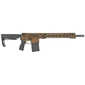 Patriot Ordnance Factory 01582 Revolution 308 Win,7.62x51mm NATO 16.50 in 20+1 Bronze 6 Position MFT BMS Minimalist Stock, Rifle